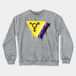 Nonbinary Pride Crewneck Sweatshirt